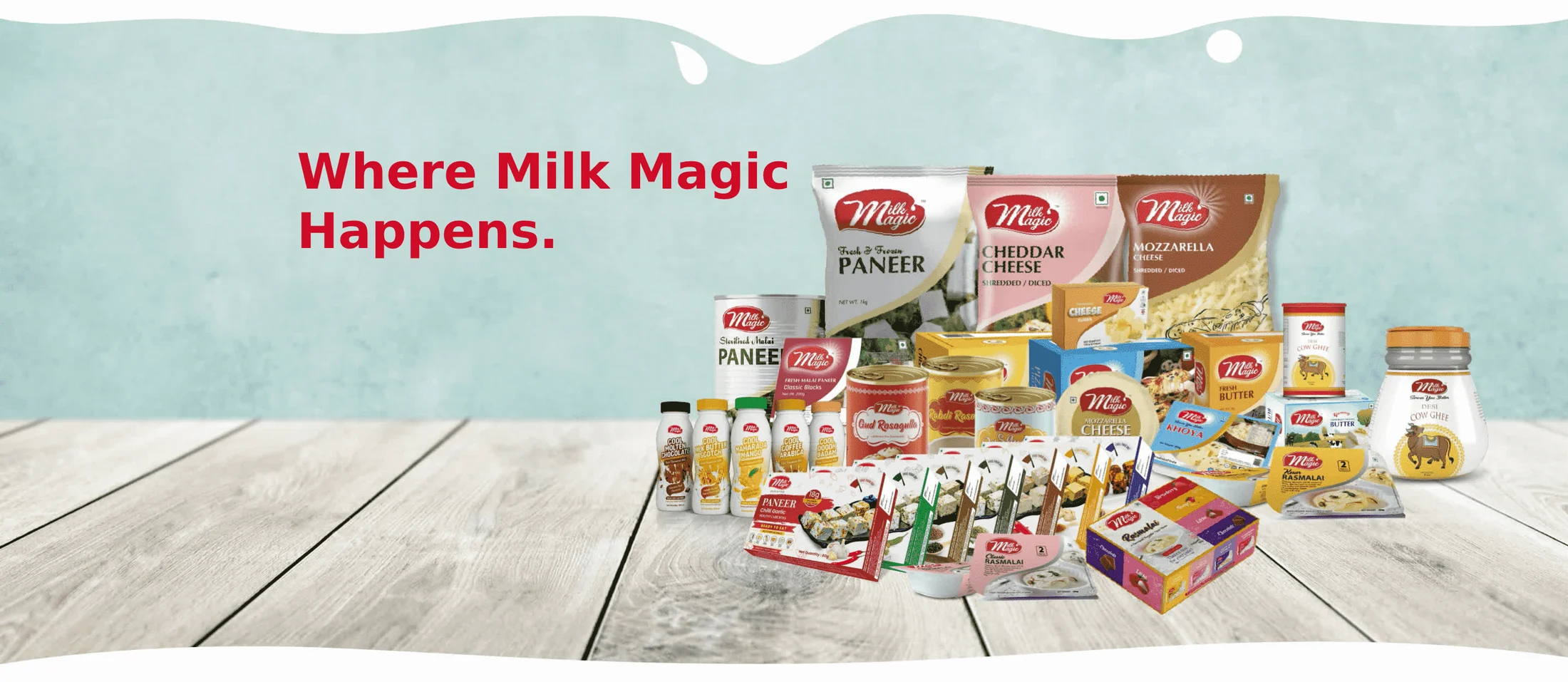Milk Magic premium dairy and food products